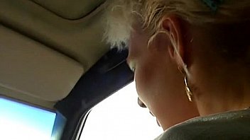 blonde German is fucked in car washing