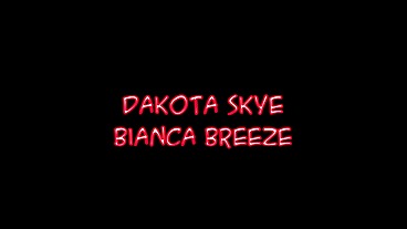 Bianca Breeze and Dakota Skye Threesome Blowjob Facial
