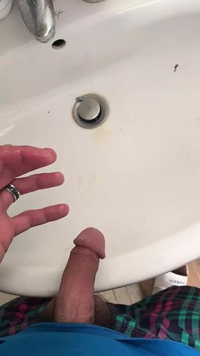 An Algerian guy is uncorking the pipe with his tool