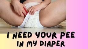 A LOT OF PEE IN MY DIAPER!