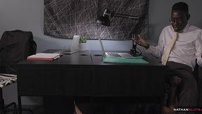 naughty asian secretary polly pons takes her colleague’s up her ass
