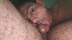 Desi hot my boyfriend dick sucking