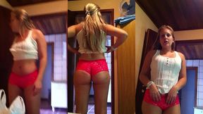 minha esposa novinha se arrumando para sair sozinha com o comedor - cuckold amador real