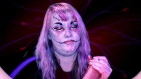 Succubus DemiStein sucks cock and swallows cream pie