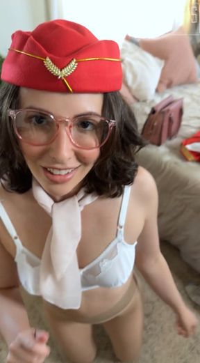 Flight Attendant Gives You a Blowjob SexPOV (SexPOV 08)