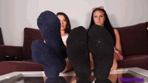 Step-Sisters in Fuzzy Socks - HD MP4