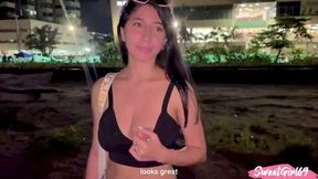 Busty Colombian Whore Gets Her Vagina Filled With Milk