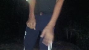 20 years old boy masturbation in jungle