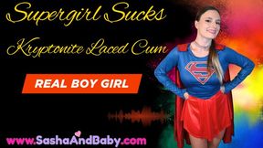 Supergirl Accidentally Sucks Supermans Kryptonite Filled Cum - She needs to orgasm to get it out of her system