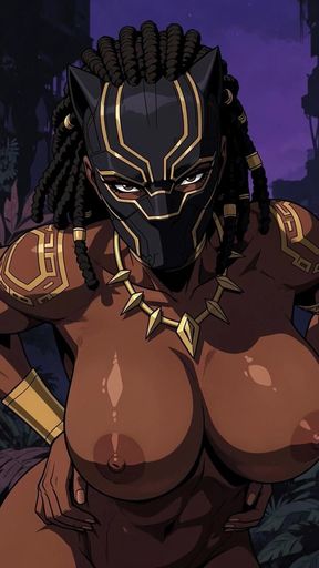 Slutty Girl Twerking Her Fat Ass on the Sidewalk, Mohawk Teen Sucking off a Big Huge Cock, Big Breast Black Panther Teasing