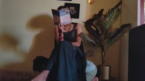 Mistress Ritika Uses Her Hubby as a Human Chair
