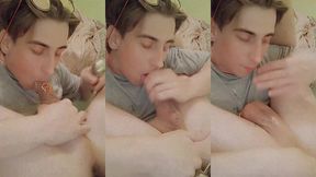 julia porn loves to do autofellatio and cum in her own mouth. awsome hot self-sucking!