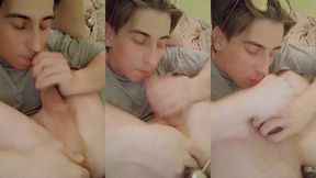 julia porn loves to do autofellatio and cum in her own mouth. awsome hot self-sucking!