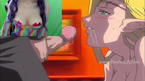 se enoja con reina y la convierte en su prisionera sexual - hentai himekishi angelica ep. 1