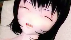 Dark-Haired Hentai Slut Drenched – Big Cock Fu**ing Her Juicy Wet Pussy