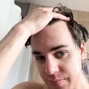 Twink Showering For you - Soapy Body and Butt