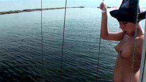 Two Stepsisters Have Lesbian Love on Vacation