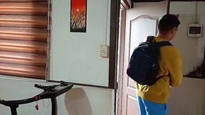 college guy sneaks in and pounds his stepmom s huge ass on the kitchen table