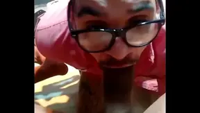 Nerd Gives Intense Blowjob In Homemade Gay Sex Session