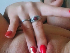 Amateur blond girl with big boobs getting fucked