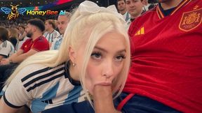 argentine girl fucked during world cup match