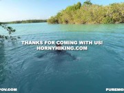 Fuck both my holes  in Paradise Anal POV - Horny Hiking ft Molly Pills - 4K