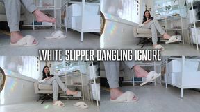 White Slipper Dangling Ignore - HD MP4