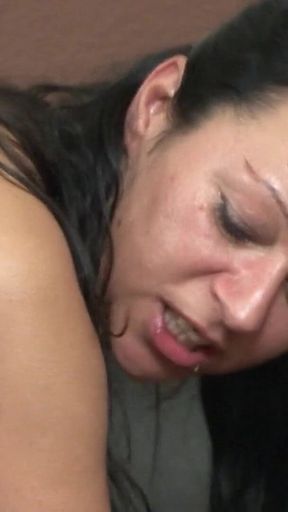 German brunette MILF play with sex toy than fuck during casting