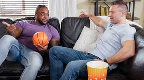 Watching a game of basketball