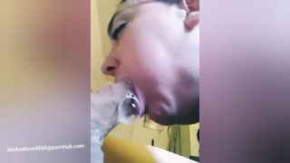 Super sloppy deepthroat FACEFUCK compilation TRY NOT TO CUM LOL