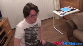 Hot MILF Bella Star pleasures nerdy guy during audition