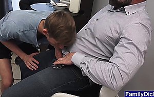 Sweet teen massages stepdaddy and fucked anal hardcore