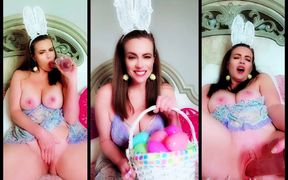 Watch Sexy Bunny Nikki Cum for You This Easter - Hot JOI Encouragement