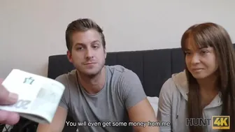 Young Czech teen fucks for cash in public pickup