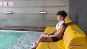 Tattooed Damian Dragon Satisfies Tiger Bareback Desire