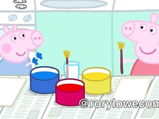Peppa pig finds porn