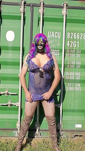Crossdresser Outside Masturbation Sessions