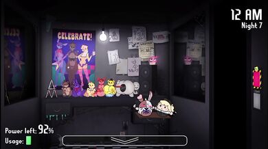 Five Nights at Fuzzboob's Big Cock Rough Futanari Sex Game