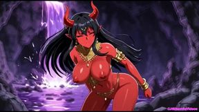 Movie, Demon Magic Purple Cave Queen Movie, Ai Animation