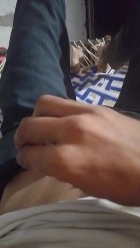 Look My Dear Friends, How I Am Pumping Out Water by Shaking My Penis.