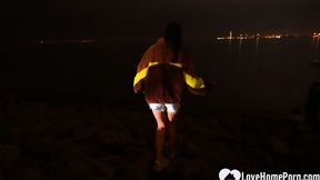 ”Horny GF sucks me off in public”