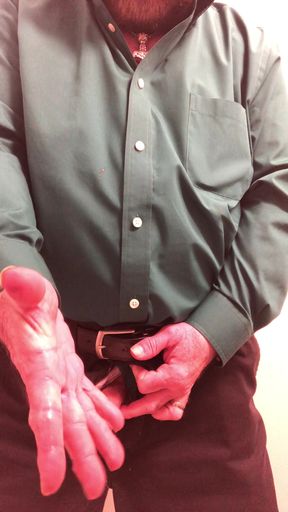 Masturbating and spraying my seed