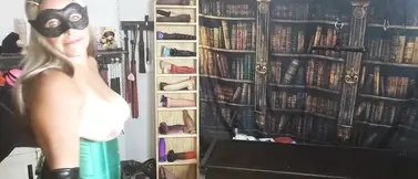 BLONDIE FUCKS HIM IN THE ASS AND PUNISHES HIM LIKE ONLY SHE CAN