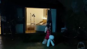 A couple's game, the 72-day disappearance of constraints, a small room, tickling feet.