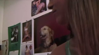 Pornstar TAKES FIRST FACIAL OF HER LIFE after teasing with GIANT TITS then FINISHES THE JOB all over