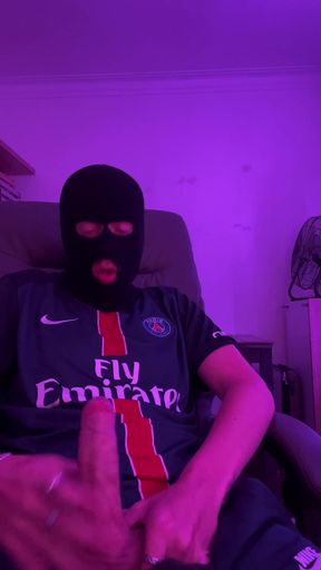 PSG Soccer Bro Gooning Session and Feet Play