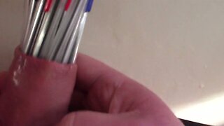 Foreskin with 16 pens - latest video