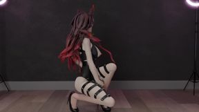 0221 -【R18-MMD】Demon Slayer nezuko - Pink Cat