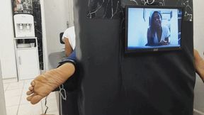 Rhaysa in new 2026 foot tickling video