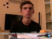 DEBT DANDY 259 -  Slim Tiny Twink Gets On His Knees To Pay His Landlord